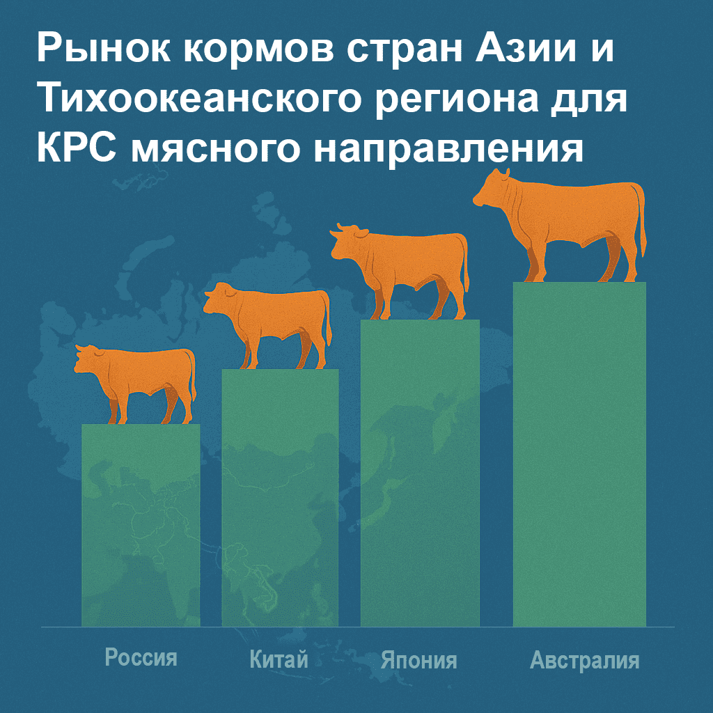 Корма для мясного КРС в Азиатско-Тихоокеанском регионе