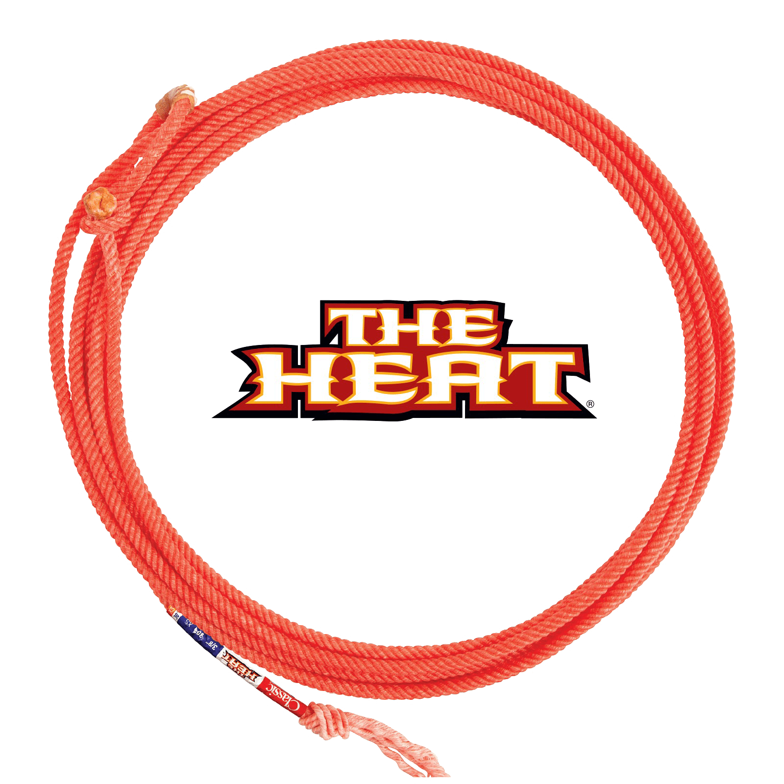 The Heat - Лассо для ловли за шею Classic Rope 30 футов, Ø 9,7 мм, XS, красный, CoreTech